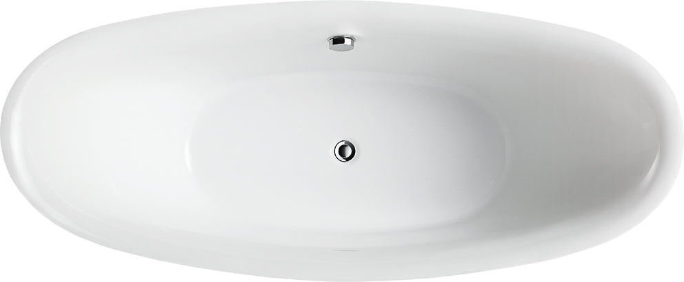Curved Modern Bathtub