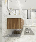 Rosé 84" Double Modern Floating Vanity