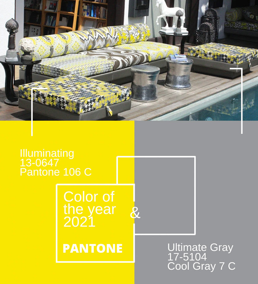 Custom furniture with Pantone 2021