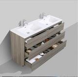 Los Angeles 60" Double Sink Bathroom Vanity-Maison Bertet Online