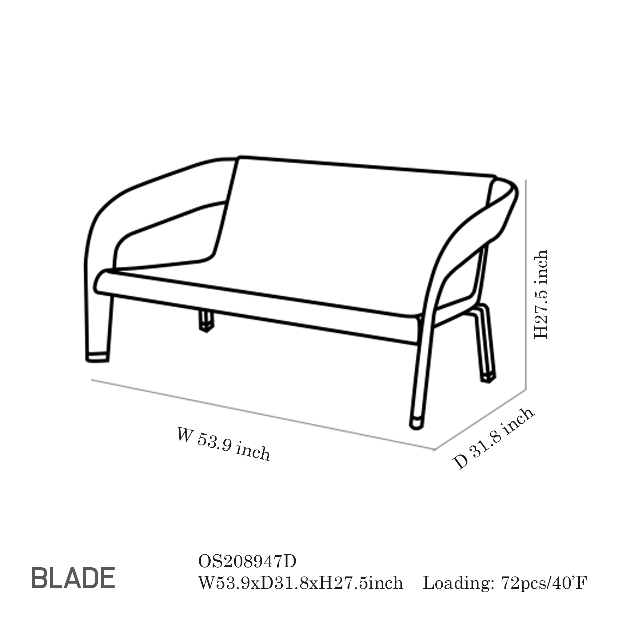 Blade Sofa Set