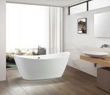 Semi Curved Bathtub
