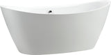 Semi Curved Bathtub