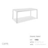 Capri Dining Table