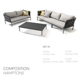 Hamptons Sofa Set