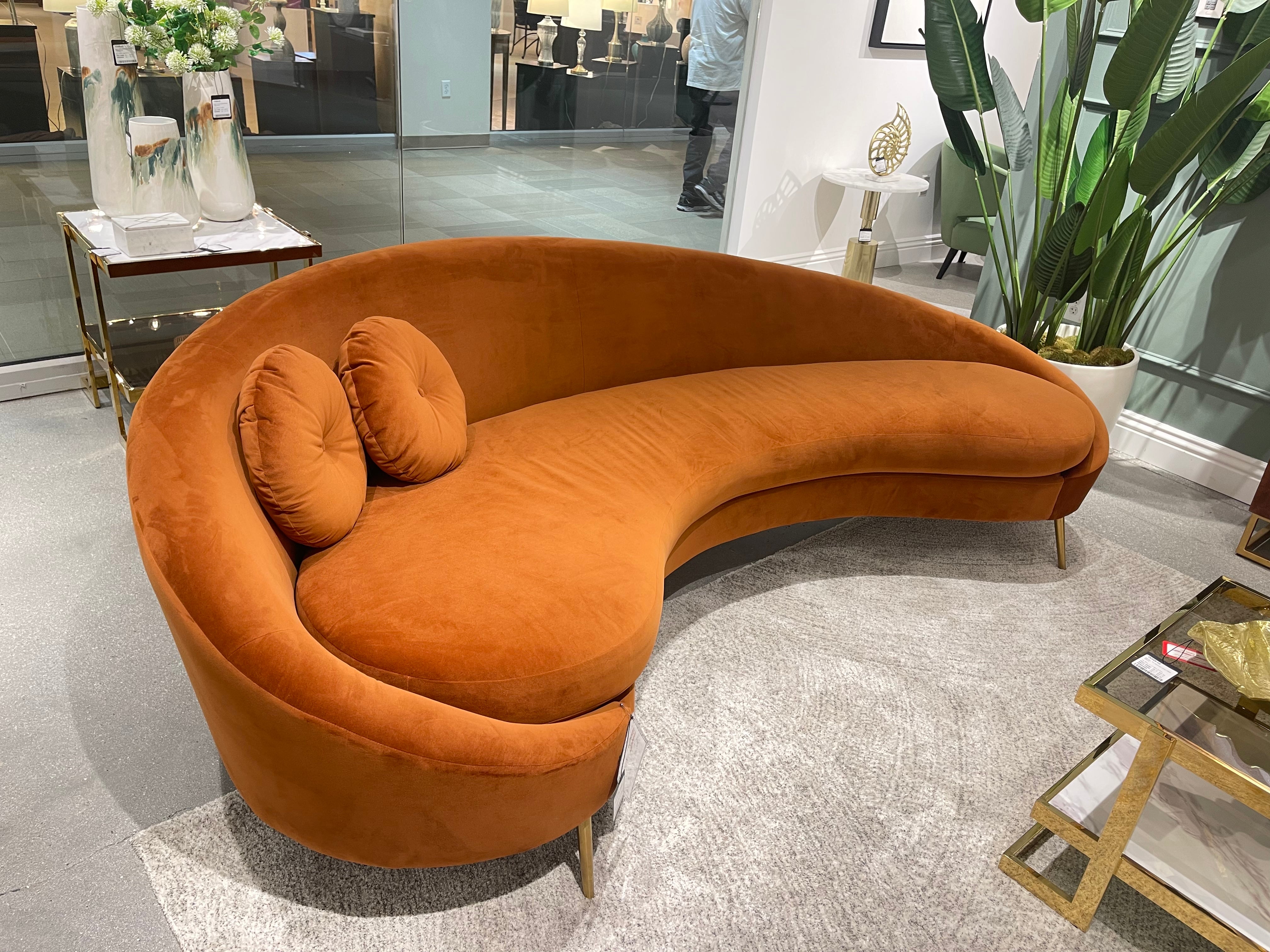 Dominique Bold Curved Sofa
