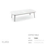 Klara White Coffee Table-Maison Bertet Online