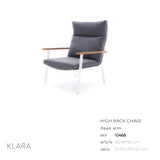 Klara High Back Club Chair-Maison Bertet Online