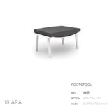 Klara Footstool-Maison Bertet Online