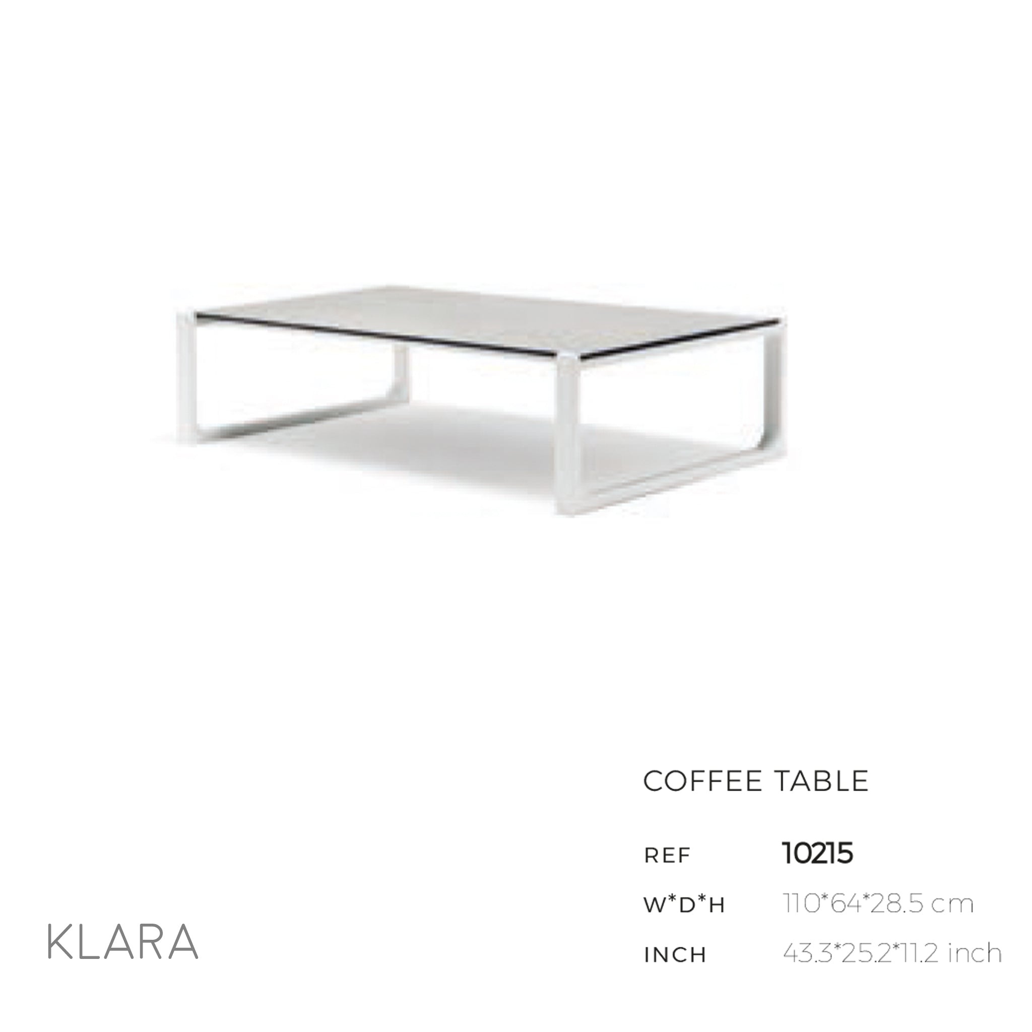 Klara Coffee Table-Maison Bertet Online