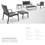 Santa Monica Sofa Set-Maison Bertet Online