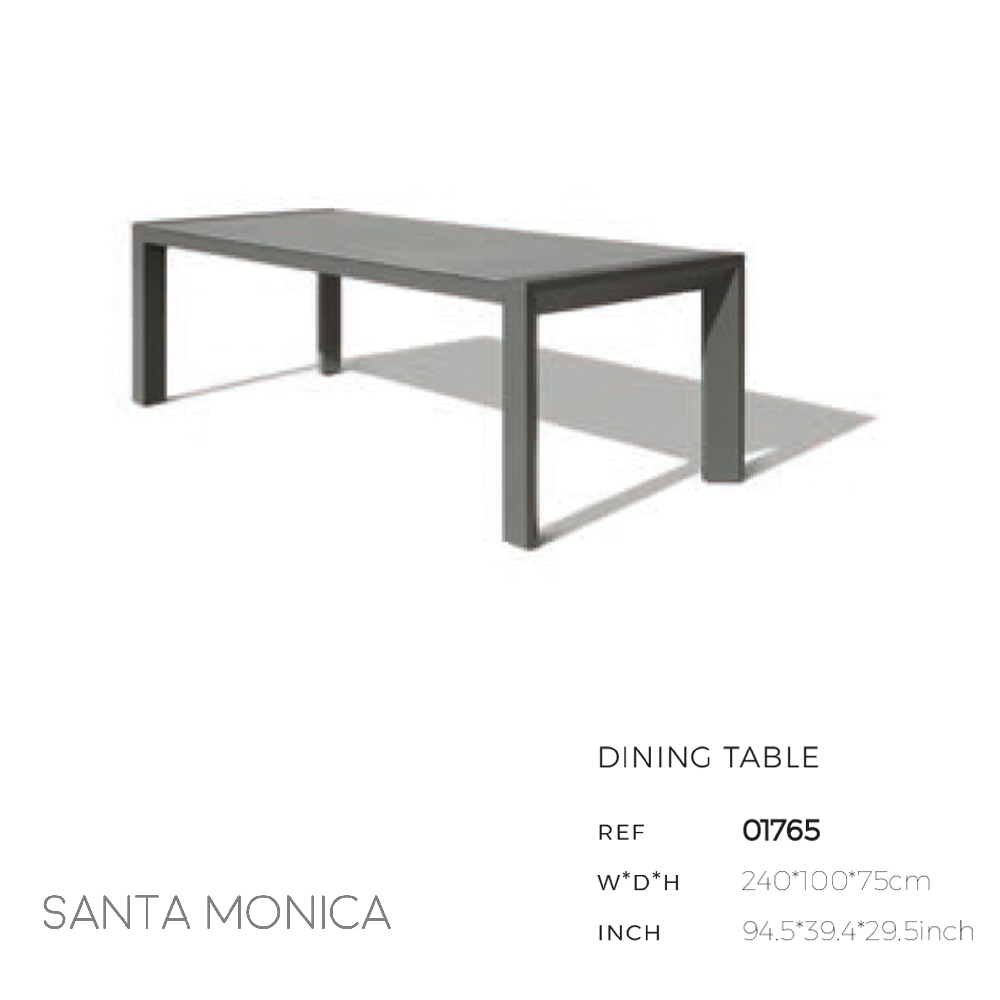 Santa Monica Dining Table-Maison Bertet Online