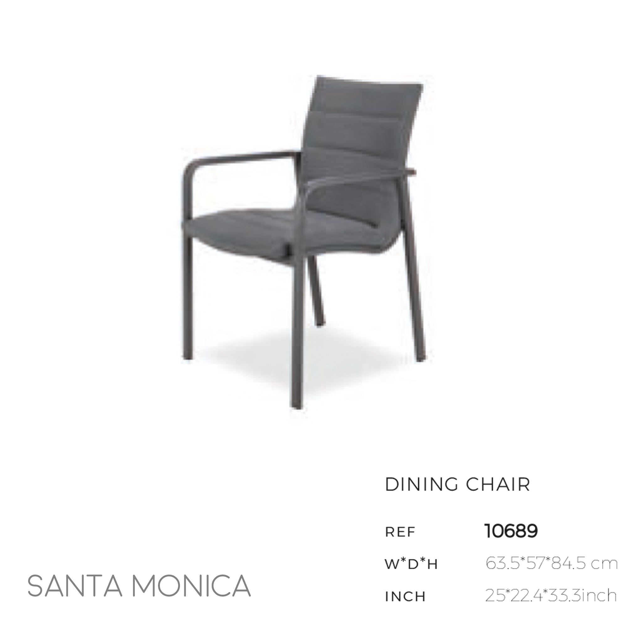 Santa Monica Dining Arm Chair-Maison Bertet Online