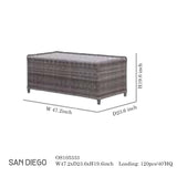 San Diego Sofa Set-Maison Bertet Online