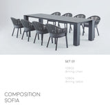 Sofia Dining Table-Maison Bertet Online