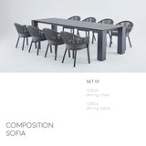 Sofia Dining Collection-Maison Bertet Online
