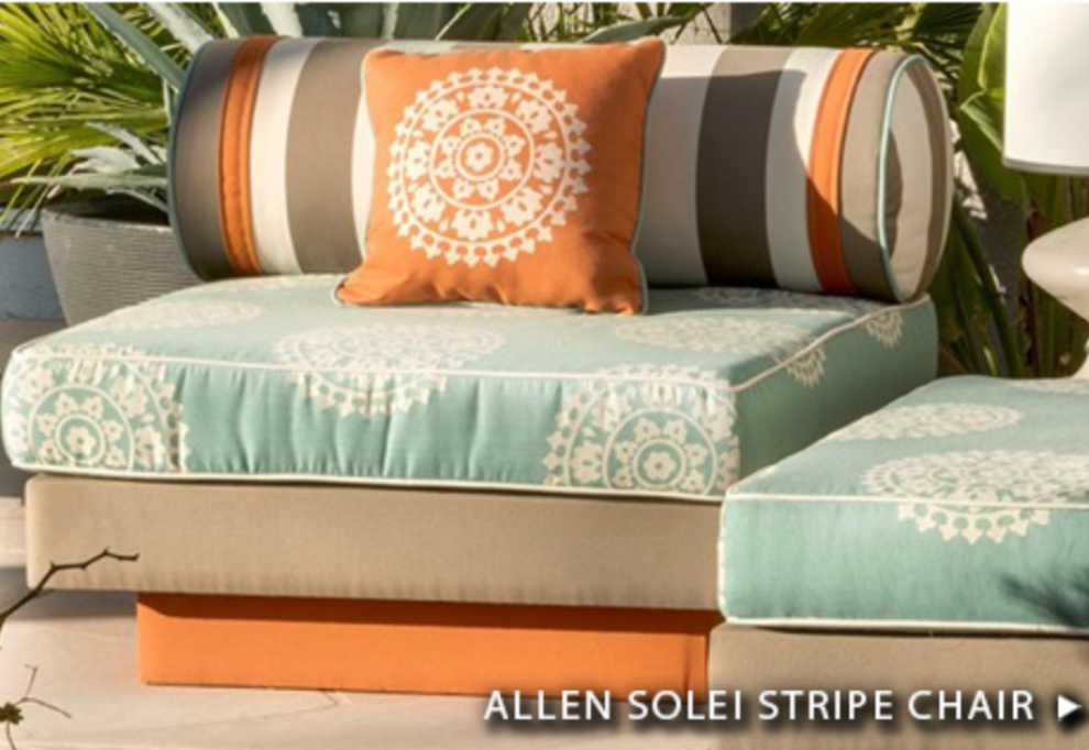 Allen Marrakesh Bolster Stripe Chair - Maison Bertet Online