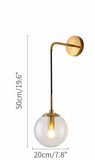 Brass Glass Pendant - Maison Bertet Online