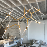 Modern Gold Chandelier