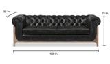 Caramel Leather Sofa