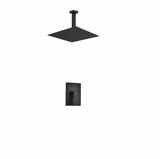 Waterfall Black Ceiling Shower Set - Maison Bertet Online