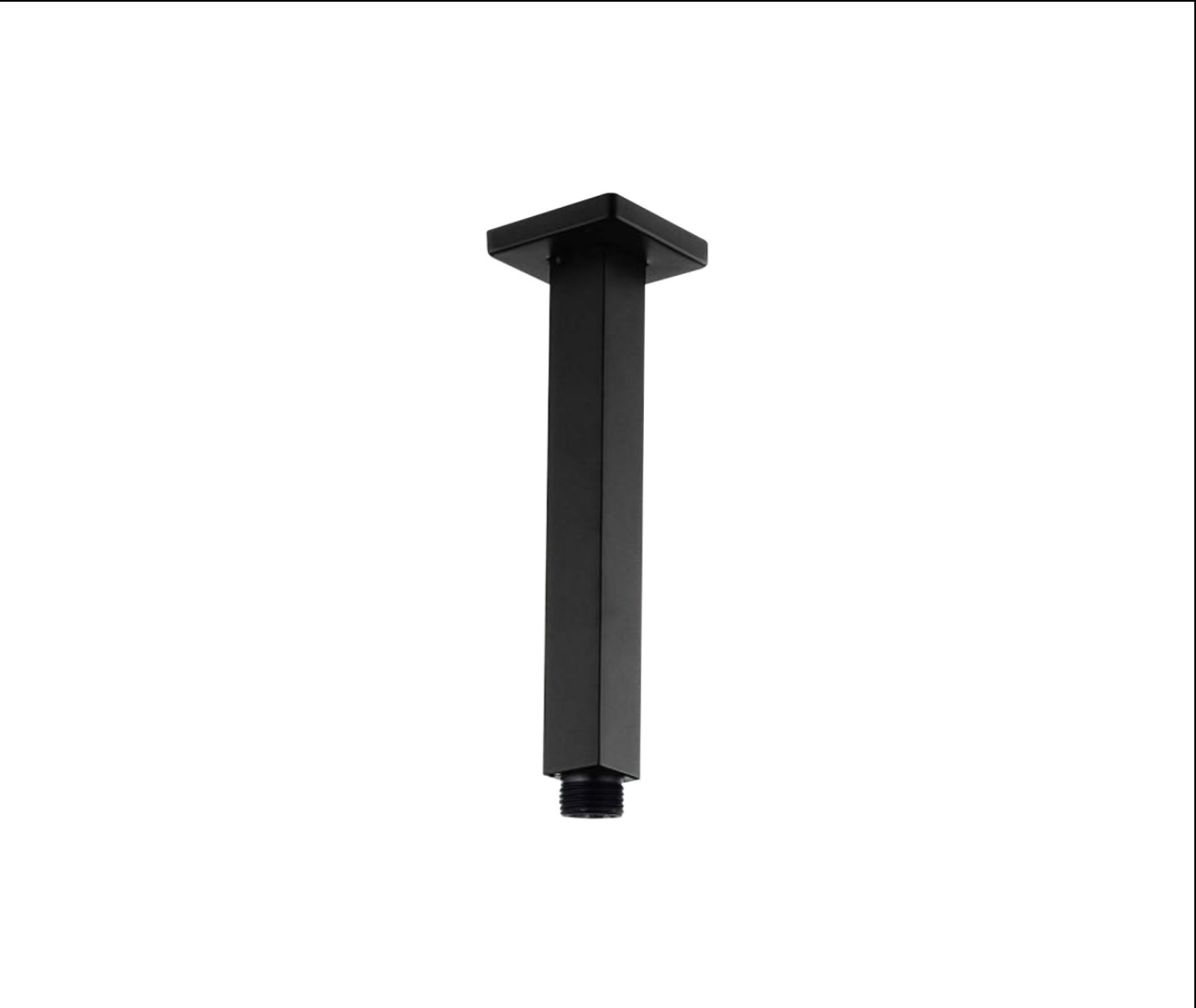 Waterfall Black Ceiling Shower Set - Maison Bertet Online