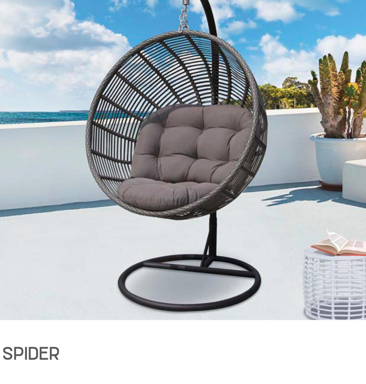 Spider Hanging Chair-Maison Bertet Online