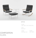Klara Rocking Chair-Maison Bertet Online