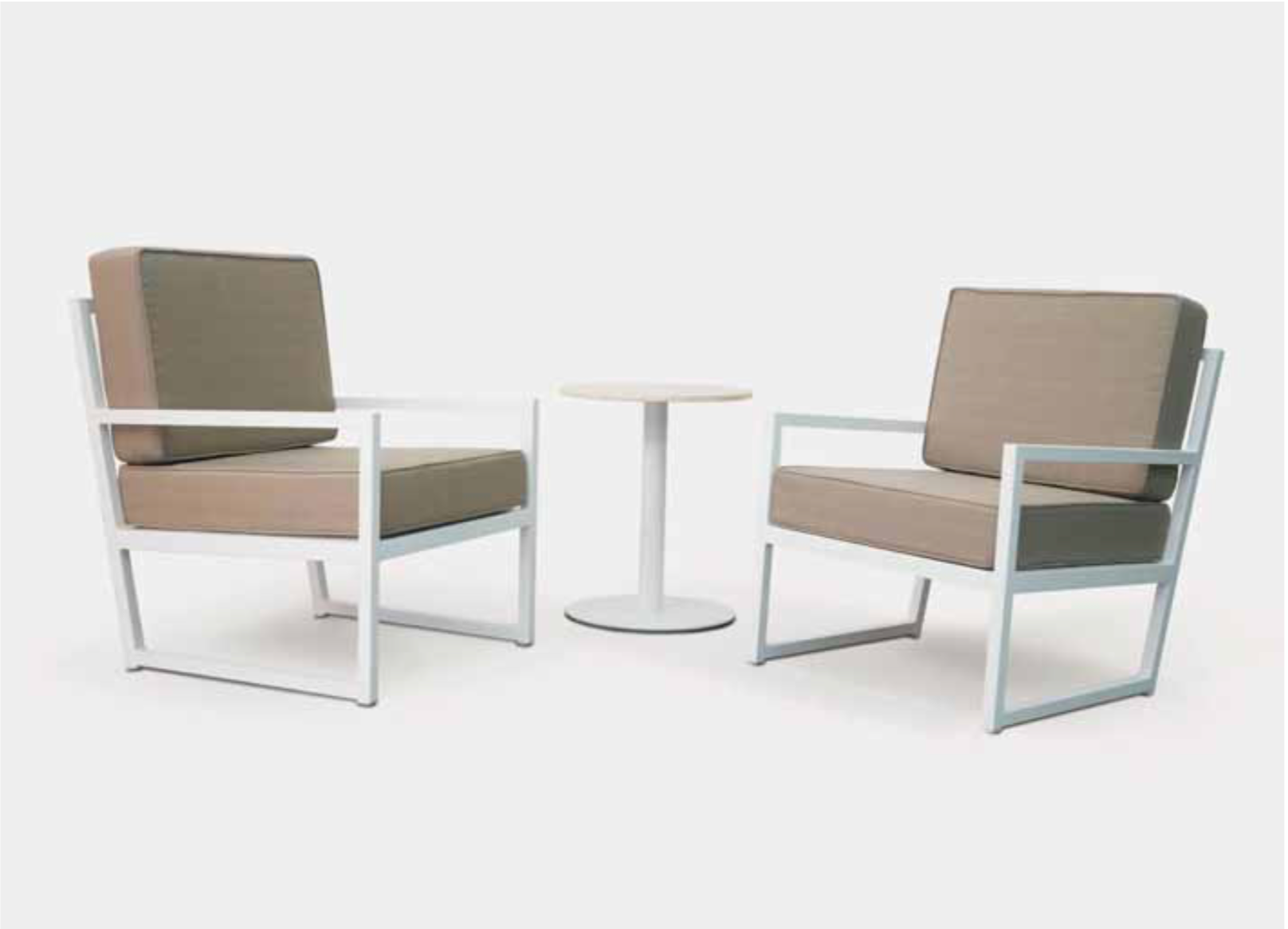 White Frame Sofa Set - Maison Bertet Online