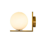 Mid-Century Pipe and Globe Wall Sconce