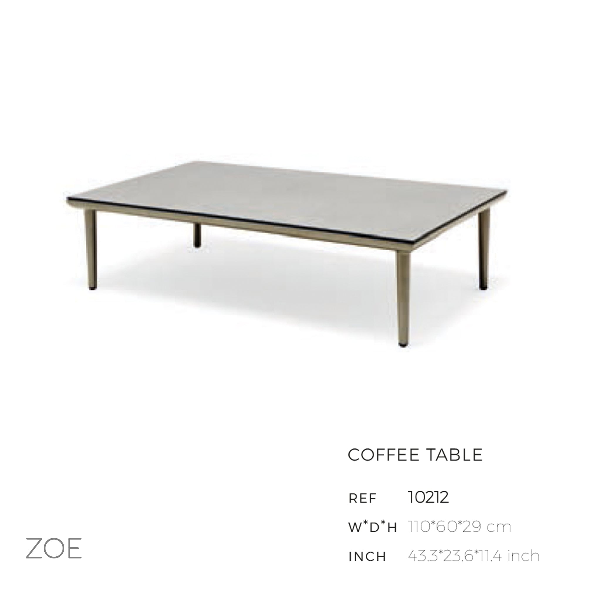 Zoe Coffee Table-Maison Bertet Online