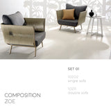 Zoe Sofa Set-Maison Bertet Online