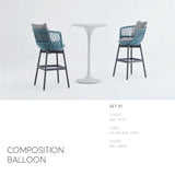 Balloon Barstool Table
