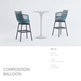 Balloon Barstool Table