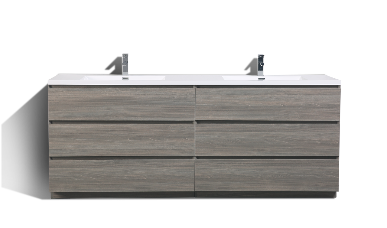 Los Angeles 84" Bathroom Vanity-Maison Bertet Online