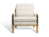 Boucle Button Chair
