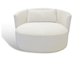 Boucle Swivel Chair