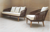 Brown Rope Sofa Set