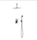 Waterfall Chrome Ceiling Shower Complete Set - Maison Bertet Online