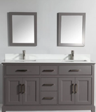 Double Modern Vanity with separated mirrors