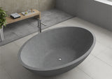 Modern Black Stone Maddison Bathtub - Maison Bertet Online