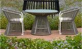 Modern Round Dining Arm Chair - Maison Bertet Online