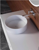 Multifamily- Sophisticated White Marble Style 59" Bathroom Vanity-Maison Bertet Online