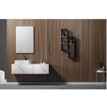 Multifamily- White Marble Style 40" Bathroom Vanity-Maison Bertet Online